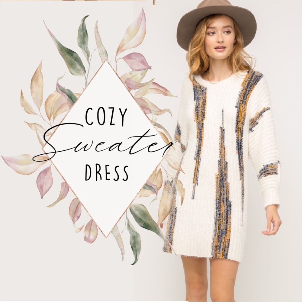 Beautiful cozy sweater dress